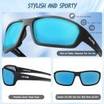 Polarized Motorcycle Sunglasses with Foam Padding