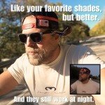 Auto-Tint Clear-to-Grey Motorcycle Sunglasses