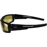 Sly Padded Motorcycle Sunglasses - Gloss Black Frames