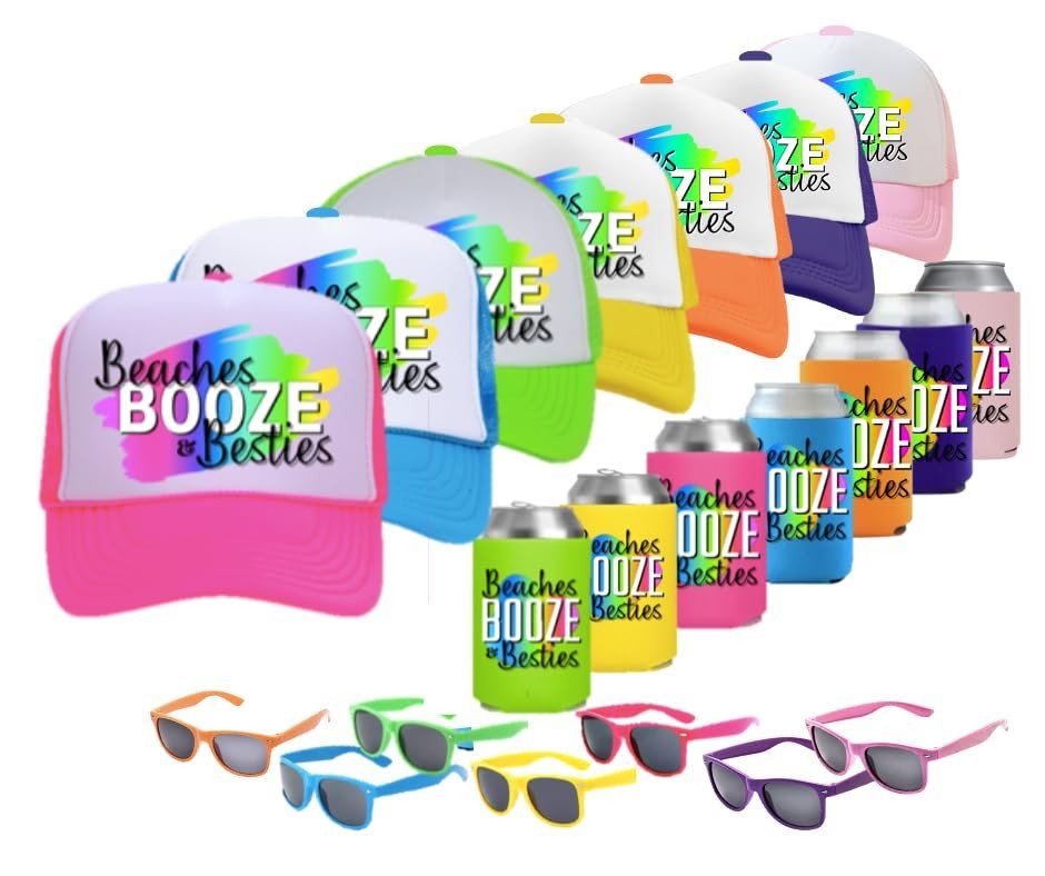 Beach Party Essentials: Sunglasses & Drink Holders