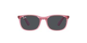 Ray-Ban Junior Rectangular Sunglasses in Pink/Grey