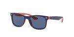 Ray-Ban Kids Blue On Orange Square Sunglasses
