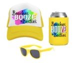 Beach Party Essentials: Sunglasses & Drink Holders