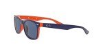 Ray-Ban Kids Blue On Orange Square Sunglasses