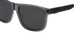 Gucci Grey/Black Polarized Square Sunglasses for Men