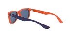 Ray-Ban Kids Blue On Orange Square Sunglasses
