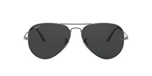 Ray-Ban RB3689 Gunmetal Polarized Aviator Sunglasses