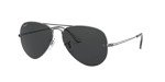 Ray-Ban RB3689 Gunmetal Polarized Aviator Sunglasses