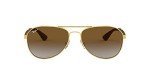Ray-Ban RB3549 Gold Polarized Aviator Sunglasses
