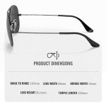 Ray-Ban Total Black Polarized Aviator Sunglasses