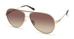 GUESS Men's Gold Aviator Pilot Sunglasses 61mm