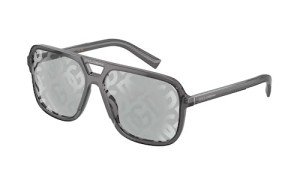 Dolce & Gabbana DG4354 Grey Tempo Mirror Sunglasses