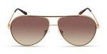 GUESS Men's Gold Aviator Pilot Sunglasses 61mm
