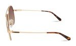 GUESS Men's Gold Aviator Pilot Sunglasses 61mm