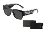 Dolce & Gabbana DG6184 Black Square Sunglasses for Men