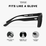 Matte Black TR90 Polarized Designer Sunglasses