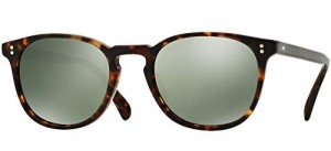 Oliver Peoples Finley ESQ Semi-Matte Tortoise Sunglasses