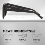 Saint Laurent Cat-Eye Sunglasses with Eyewear Kit