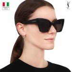 Saint Laurent Cat-Eye Sunglasses with Eyewear Kit