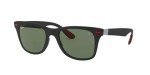 Ray-Ban Scuderia Ferrari Square Sunglasses, Matte Black