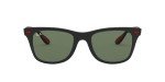 Ray-Ban Scuderia Ferrari Square Sunglasses, Matte Black