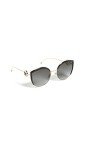 Fendi Women's Cat Eye Sunglasses in Black/Grey