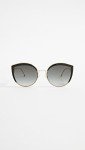 Fendi Women's Cat Eye Sunglasses in Black/Grey