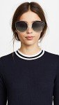 Fendi Women's Cat Eye Sunglasses in Black/Grey