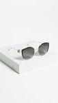 Fendi Women's Cat Eye Sunglasses in Black/Grey