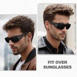 Myiaur Cat.4 Polarized Dark Sunglasses for Over Glasses