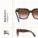 Burberry Kitty 49MM Brown Gradient Square Sunglasses
