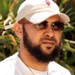 Stylish Rimless Gold Frame Brown Tinted Sunglasses