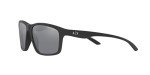 Armani Exchange Men's Matte Black Square Sunglasses