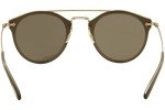 Oliver Peoples Remick Taupe & Gold Sunglasses