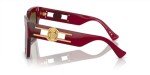 Versace Bordeaux Frame Sunglasses with Brown Lenses