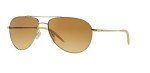Oliver Peoples Benedict Gold/Chrome Amber Sunglasses