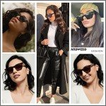 ANDWOOD Cat Eye Vintage Sunglasses for Women
