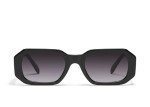 Quay Women's Black Square Sunglasses with UV Protection