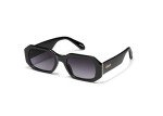 Quay Women's Black Square Sunglasses with UV Protection
