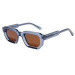 Baililai Trendy Rectangle Sunglasses with UV Protection