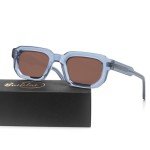 Baililai Trendy Rectangle Sunglasses with UV Protection