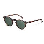 CANYEUX Vintage Round Polarized Sunglasses - Tortoise Frame