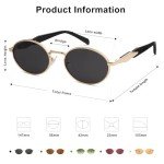 Trendy UV400 Retro Oval Sunglasses for All