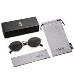 Trendy UV400 Retro Oval Sunglasses for All