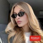 Breaksun Retro Oval Sunglasses - 90s Vintage Style