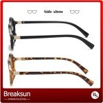 Breaksun Retro Oval Sunglasses - 90s Vintage Style