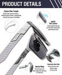 Lightweight DUCO Polarized Square Sunglasses for Men