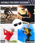 Lightweight DUCO Polarized Square Sunglasses for Men