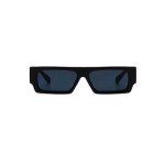 Trendy Retro Polarized Black Designer Sunglasses