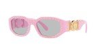 Versace Pink Frame Sunglasses with Grey Lenses